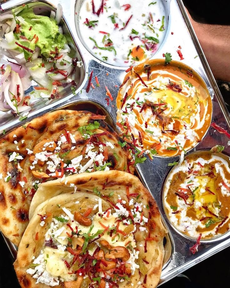 Chur Chur Naan Thali with Chole & Shahi Paneer